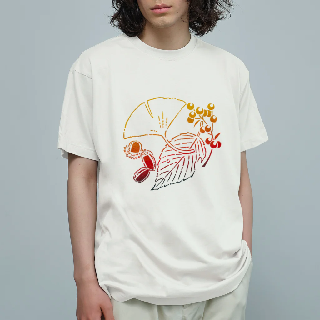 frolicfrogsの秋のかたち・色 オーガニックコットンTシャツ