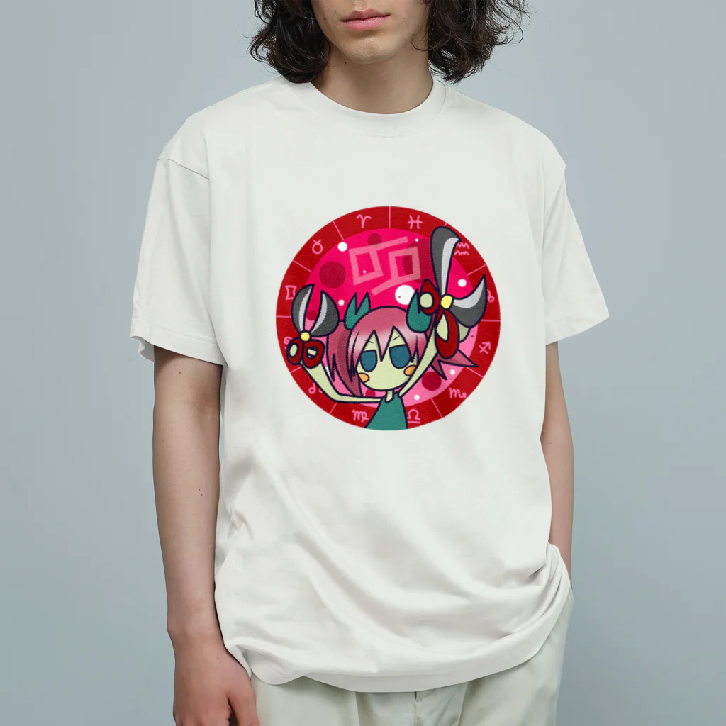 cosmicatiromのかに座 パターン2・フルカラー オーガニックコットンTシャツ