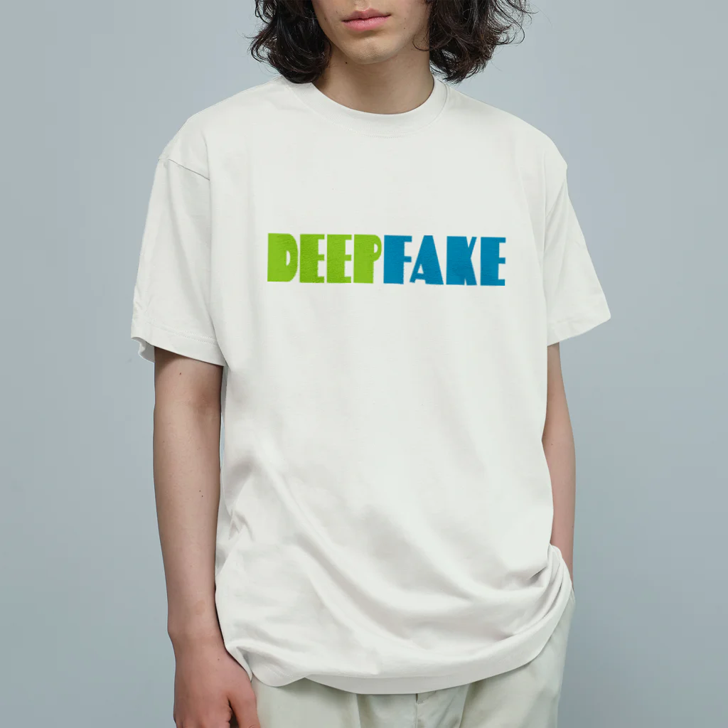 STEP_STOREのDEEPFAKE (COLOR) オーガニックコットンTシャツ
