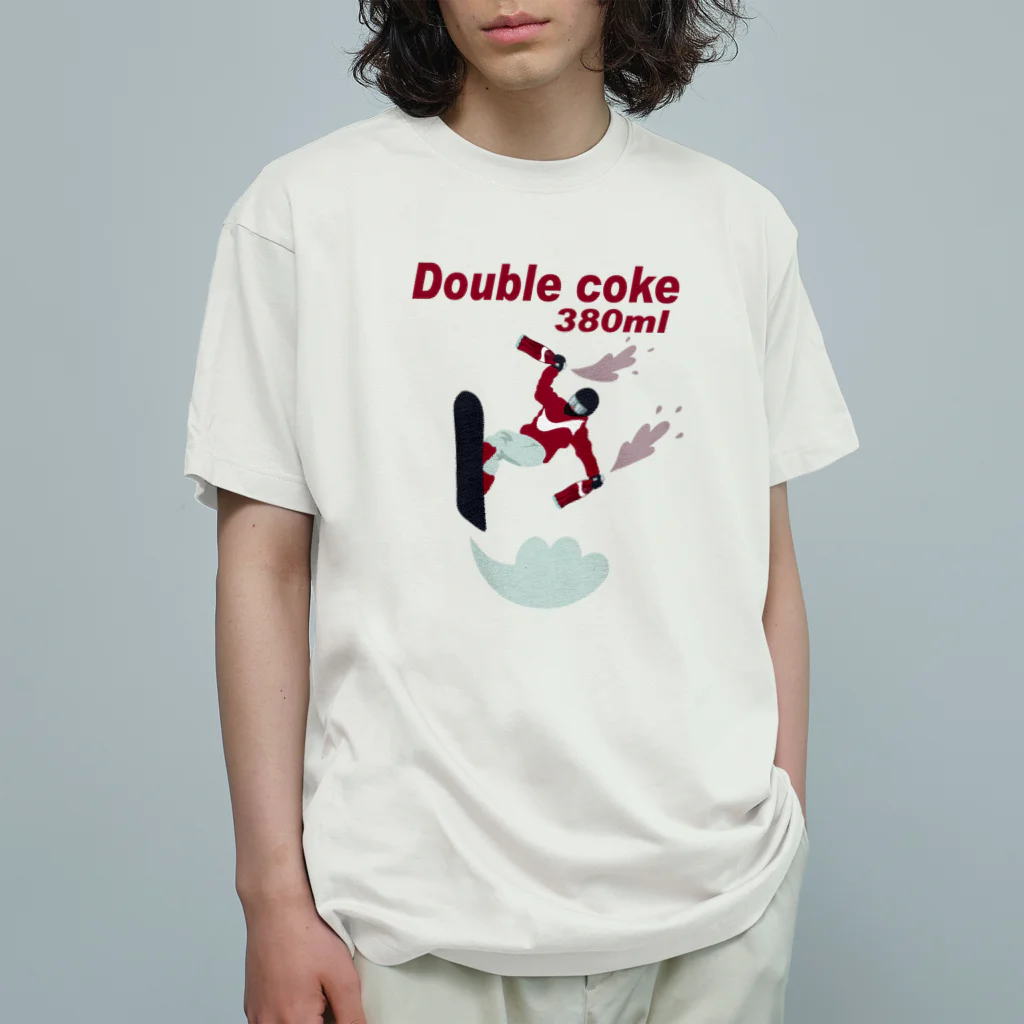 キッズモード某のダブルコーク 380ml プシュー!! オーガニックコットンTシャツ