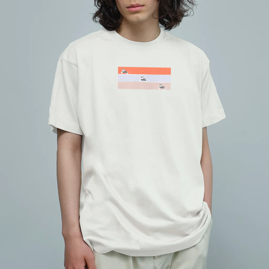 moka landのかけっこ大好きシュナウザー Organic Cotton T-Shirt