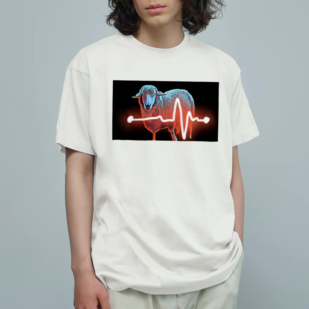 ギャバホイホイホイの電気ひつじ Organic Cotton T-Shirt