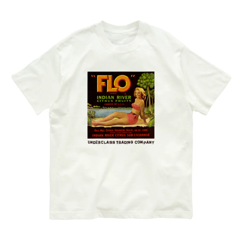 THE UNDERCLASSのFLORIDA FRUITS2 オーガニックコットンTシャツ