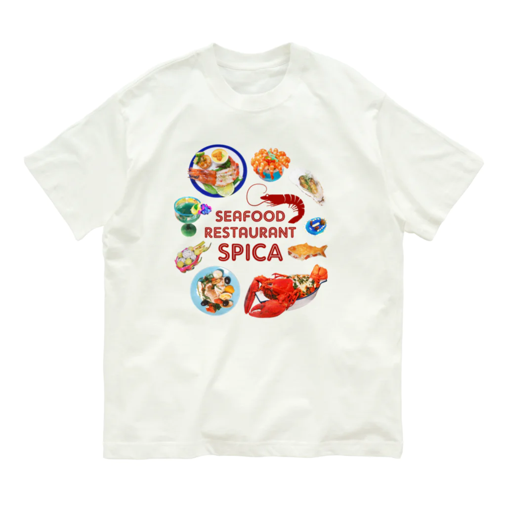 spicaのシーフードレストラン スピカ Organic Cotton T-Shirt