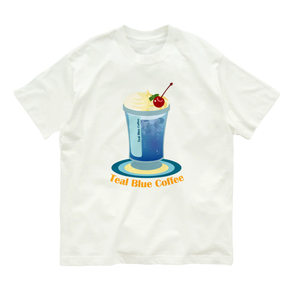 Teal Blue CoffeeのTeal Blue Hawaii Organic Cotton T-Shirt