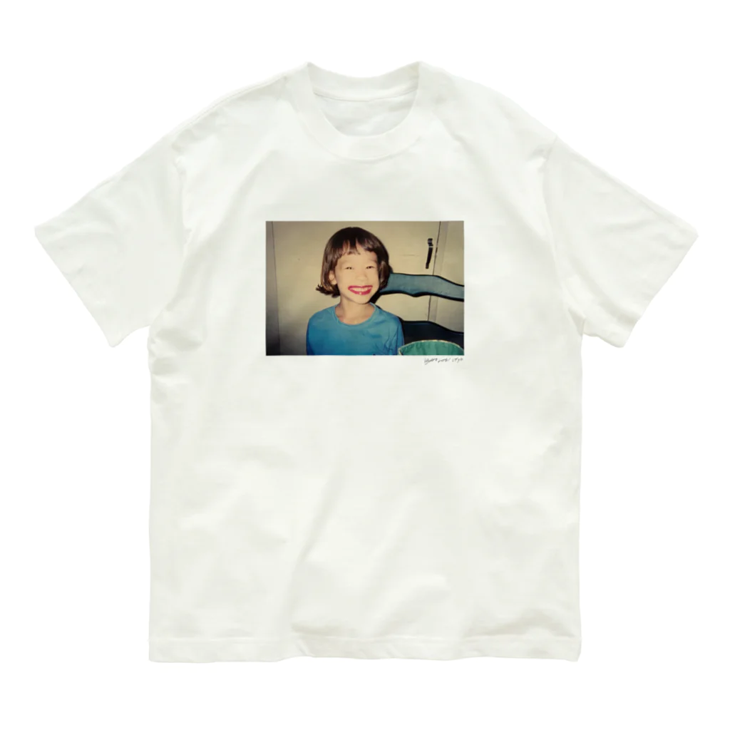 Baby joy!のPainted lips Organic Cotton T-Shirt