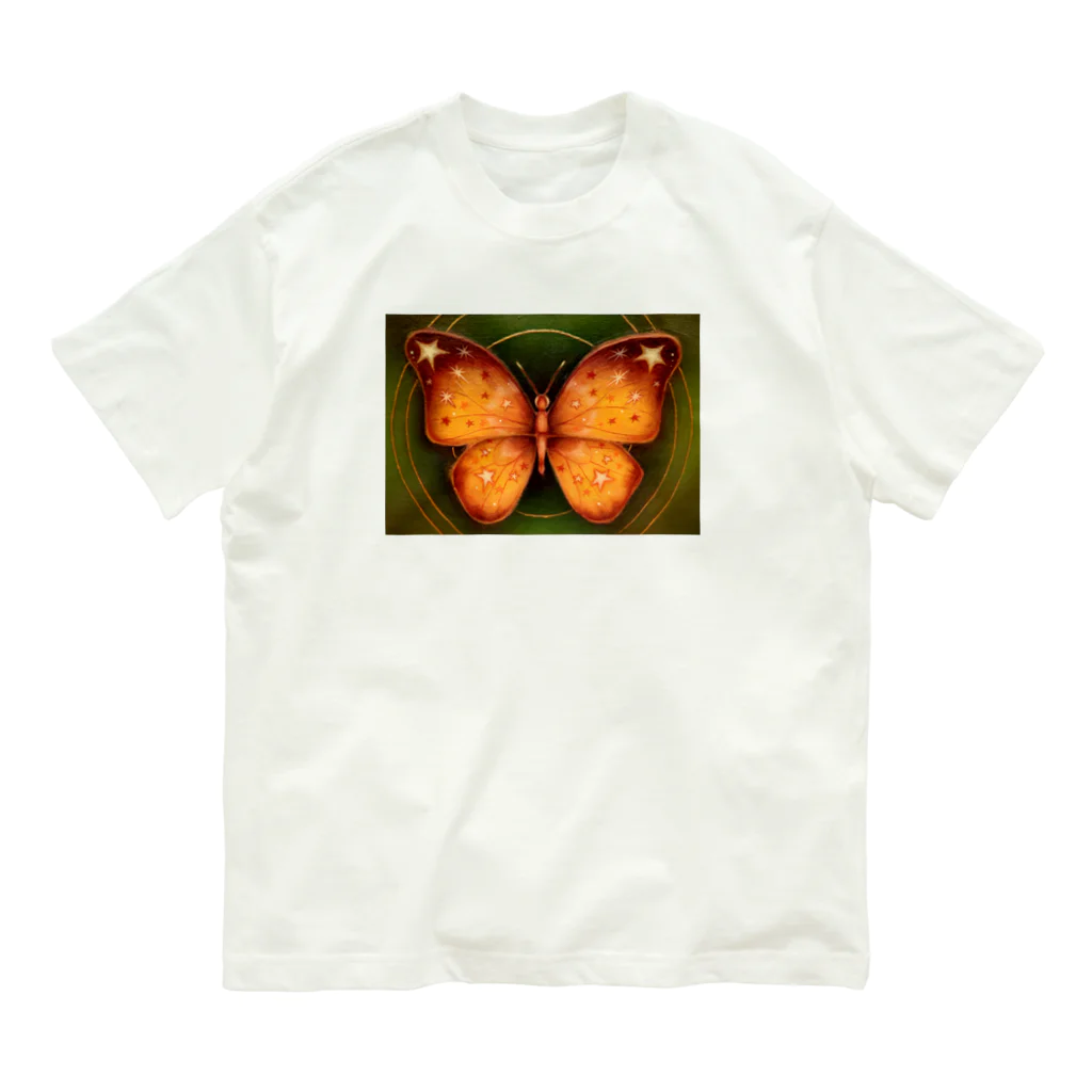 R i oの地の星蝶 Organic Cotton T-Shirt