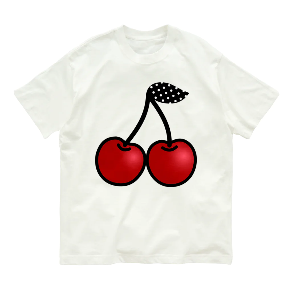 CHERRY VANILLAのCHERRY オーガニックコットンTシャツ