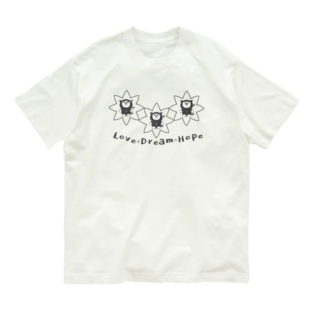 ZUKINDOGSのベイビー忍犬 オーガニックコットンTシャツ