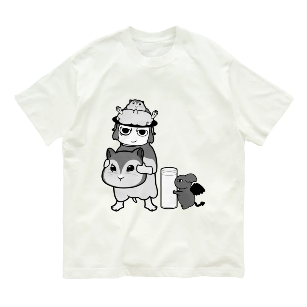 にゃはは♪屋の＊コラボ＊あれっ？クスッ（カレゴ版）からお帰りばーじょん・改・全員“スター” Organic Cotton T-Shirt