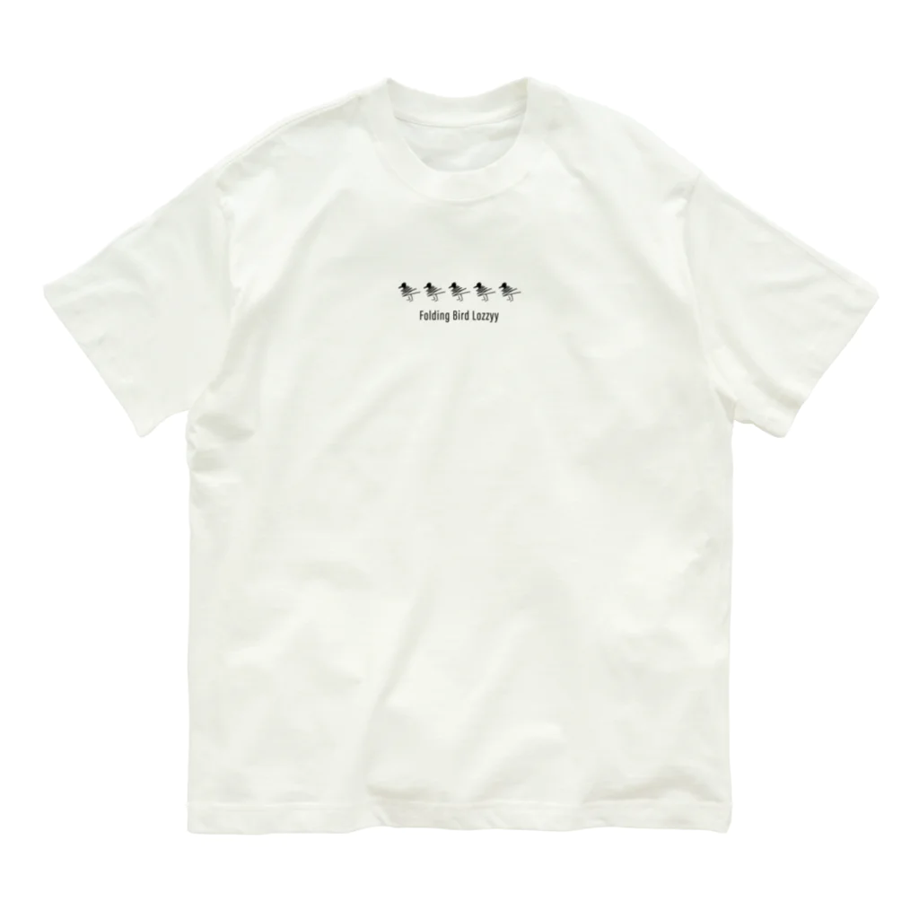 Sami KawanishiのFolding Bird Lozzyy Organic Cotton T-Shirt