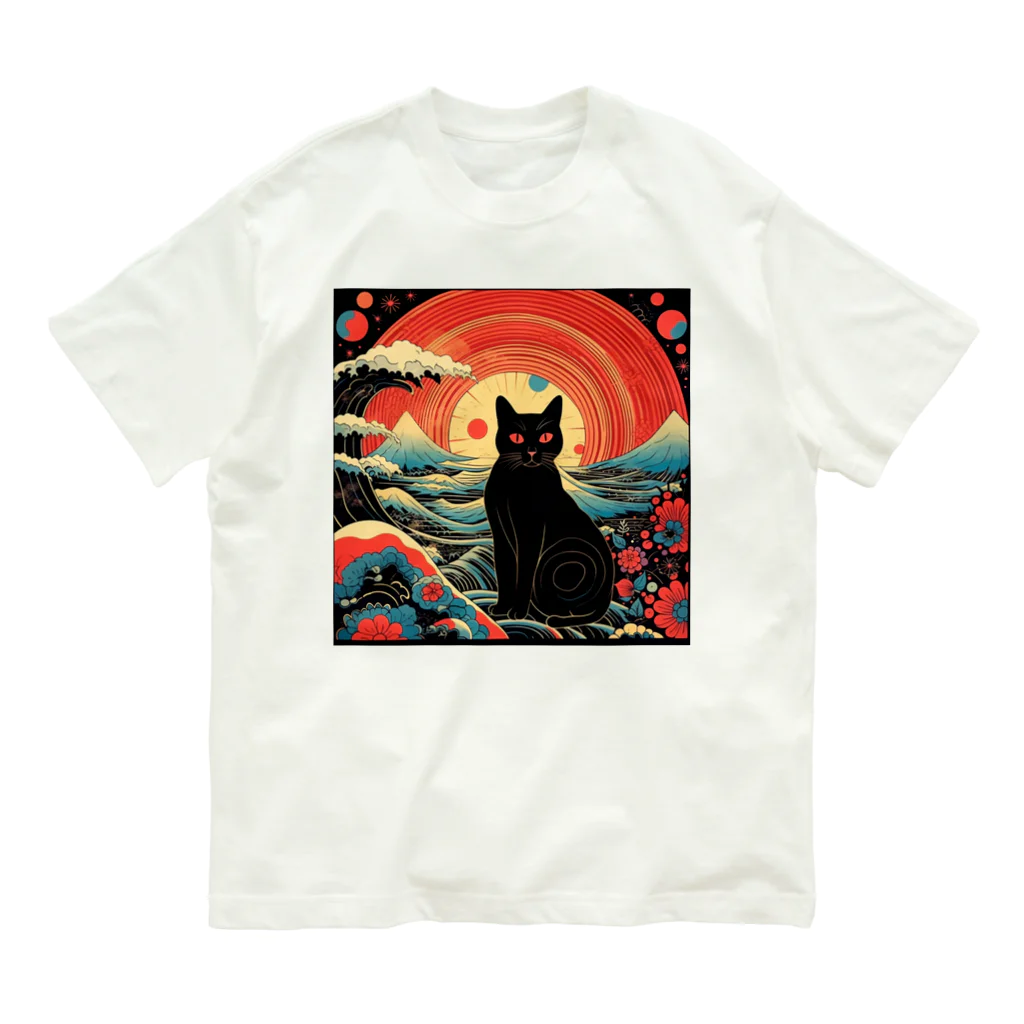 manaimanaのこれぞ海猫！ オーガニックコットンTシャツ