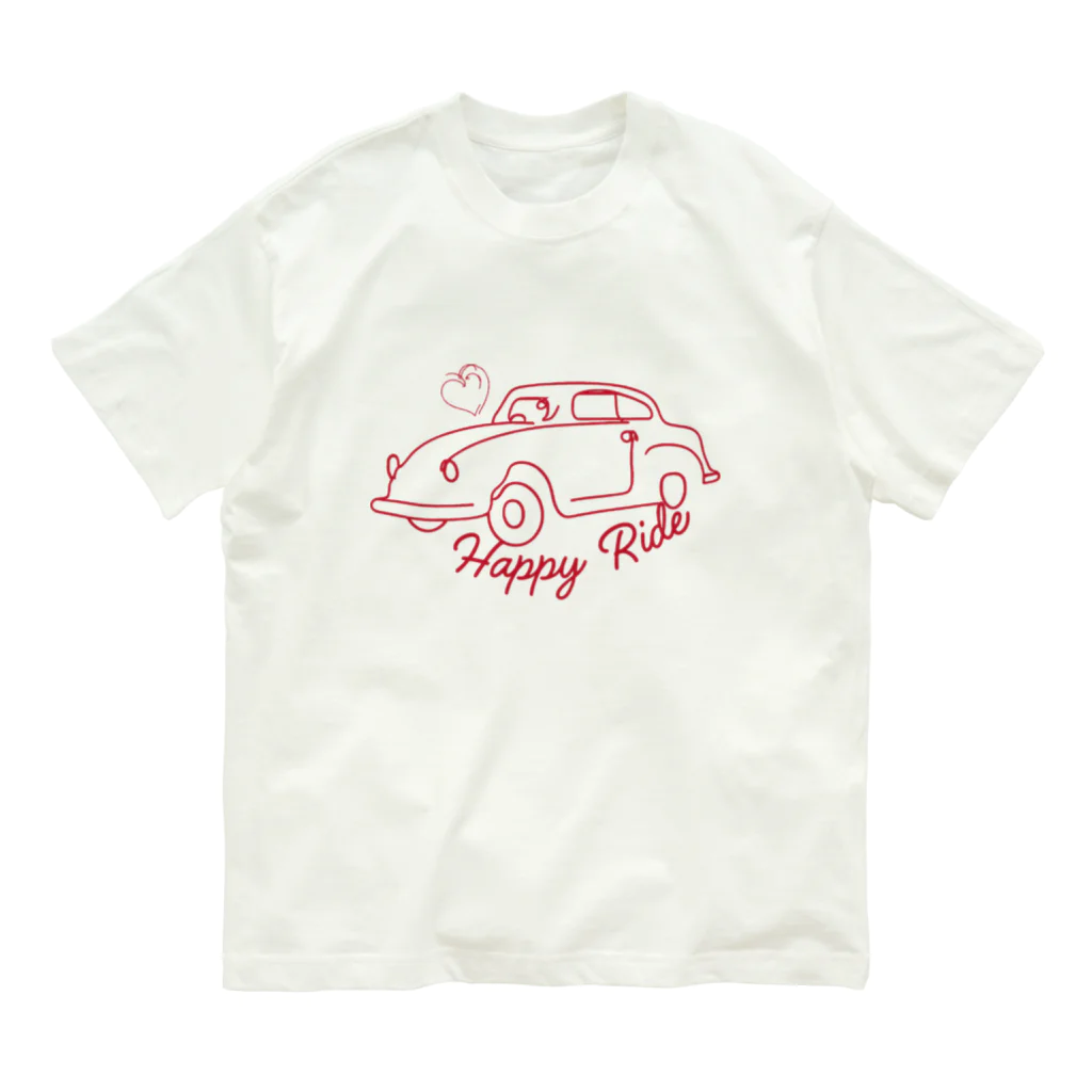 voicelibreのHappy Ride オーガニックコットンTシャツ