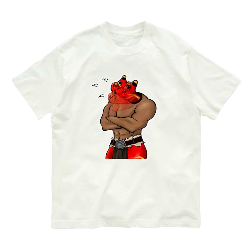 くちばし牛乳のべこタウロス Organic Cotton T-Shirt