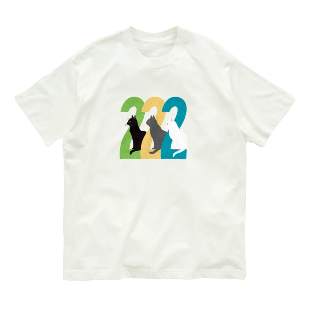 kima-maniのcats day -222- オーガニックコットンTシャツ