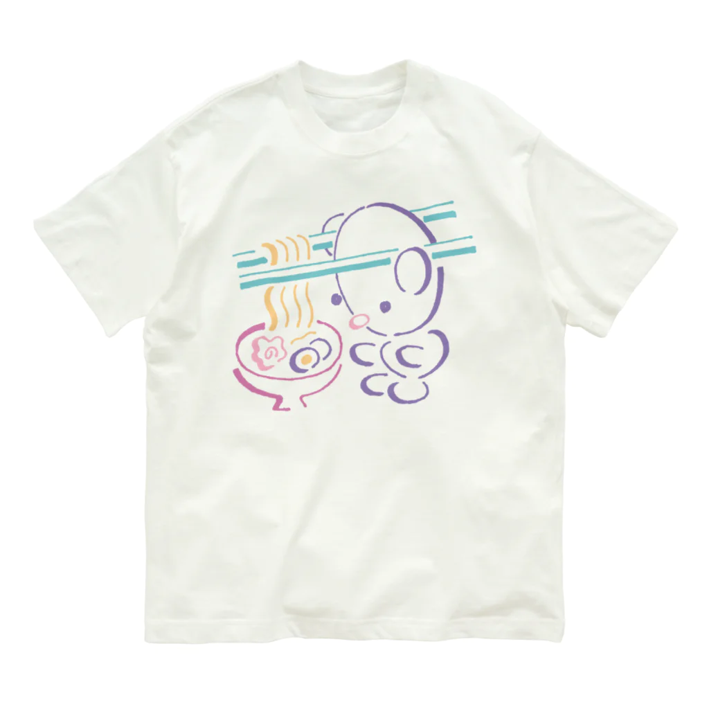 ヌトグランのミミハシ・らぁめん Organic Cotton T-Shirt