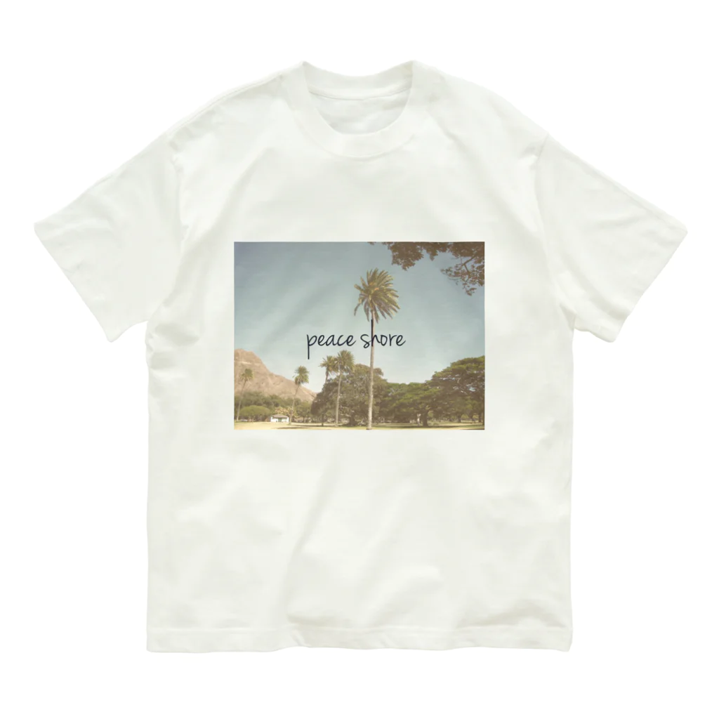 peace shoreのpeace shore  オーガニックコットンTシャツ