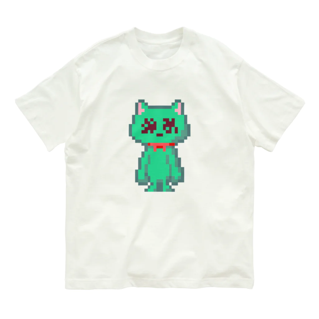 menu_shopのbig_ゆめみるねこ Organic Cotton T-Shirt