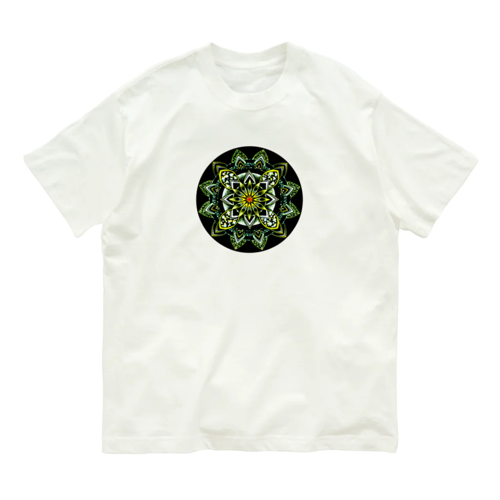 始季彩＠suzuriの夏の思い出−丸ver. Organic Cotton T-Shirt