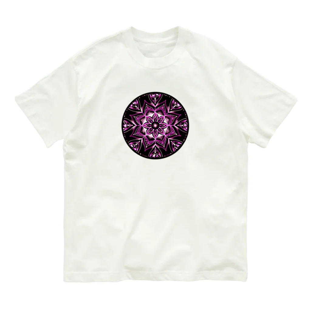 始季彩＠suzuriの媛華−丸ver. Organic Cotton T-Shirt