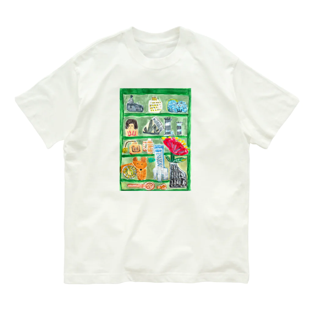 Umi Amaoto のShelf オーガニックコットンTシャツ