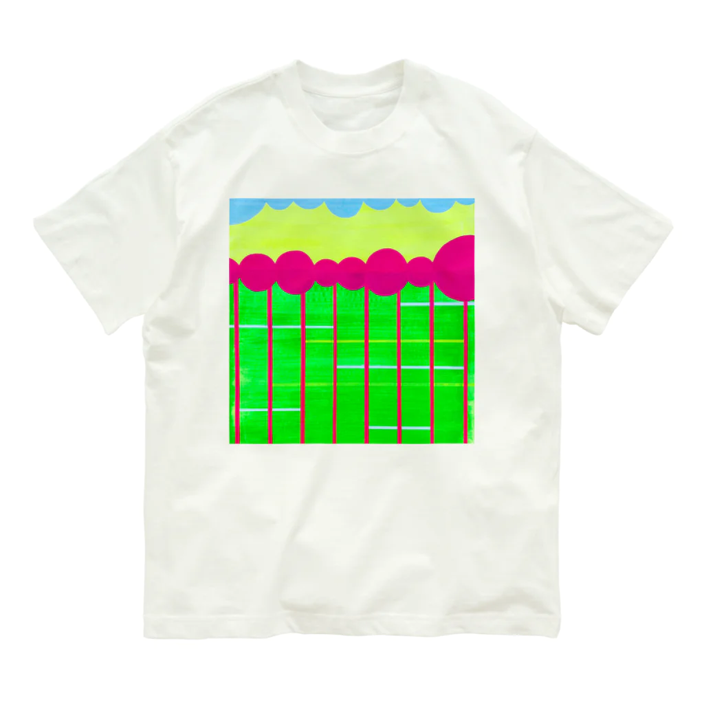 オミナエシのまるとせんと Organic Cotton T-Shirt