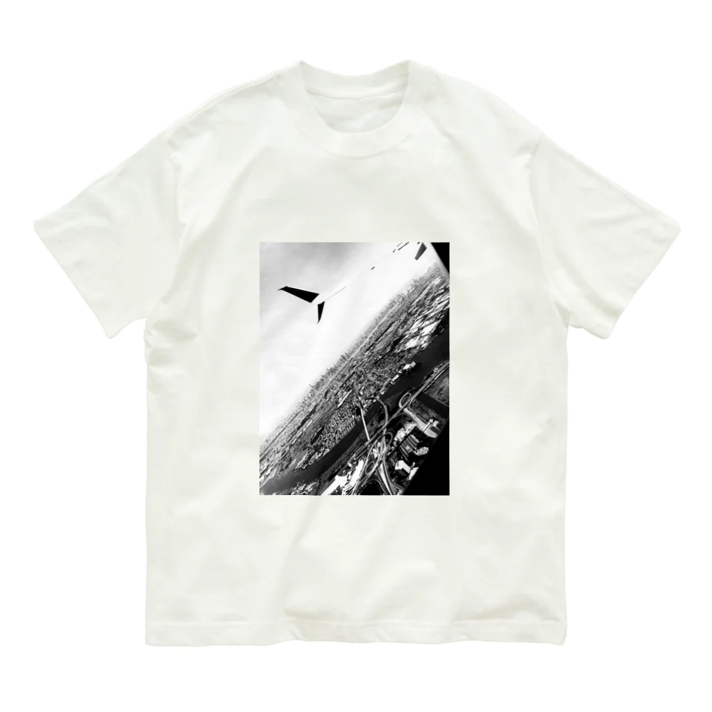 FLY SOMEWHERE のNewark Liberty International Airport 2019 May Organic Cotton T-Shirt