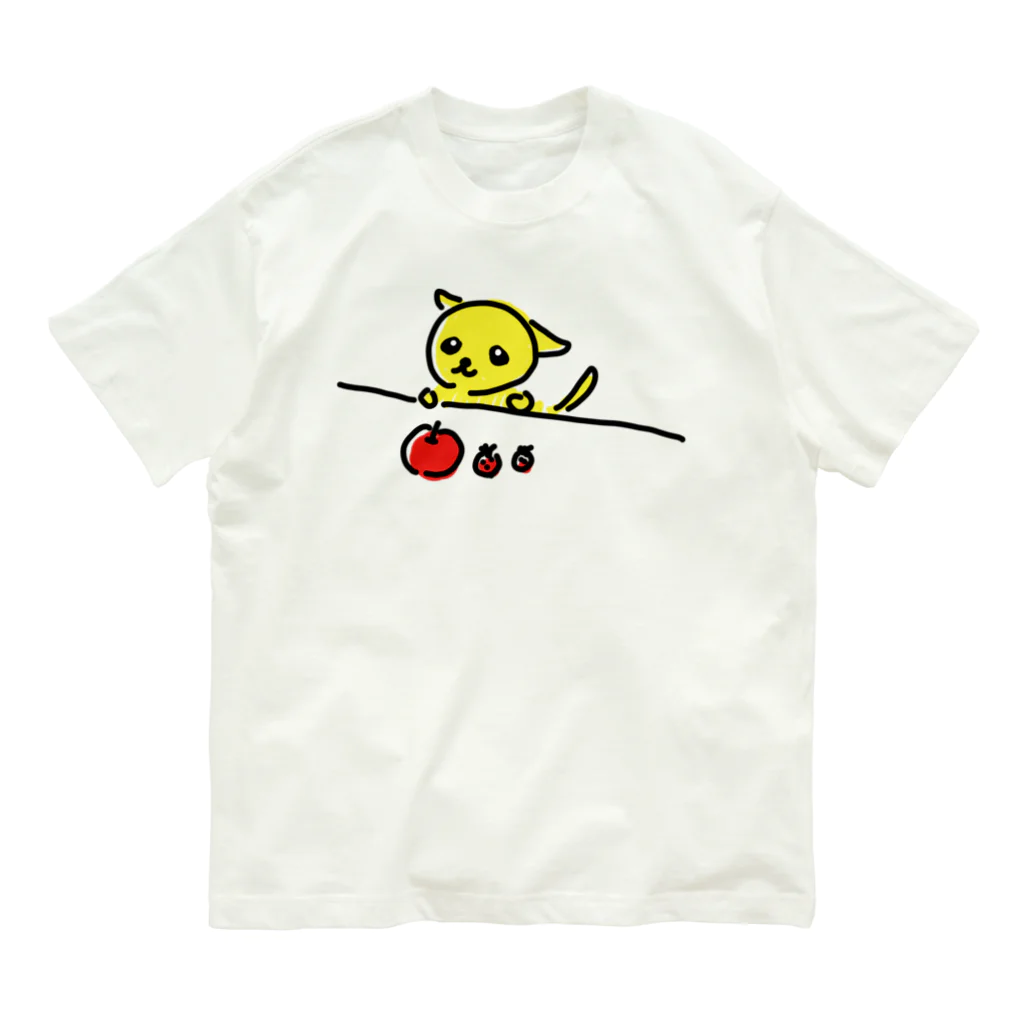 akane_art（茜音工房）のフルーツチワワ Organic Cotton T-Shirt