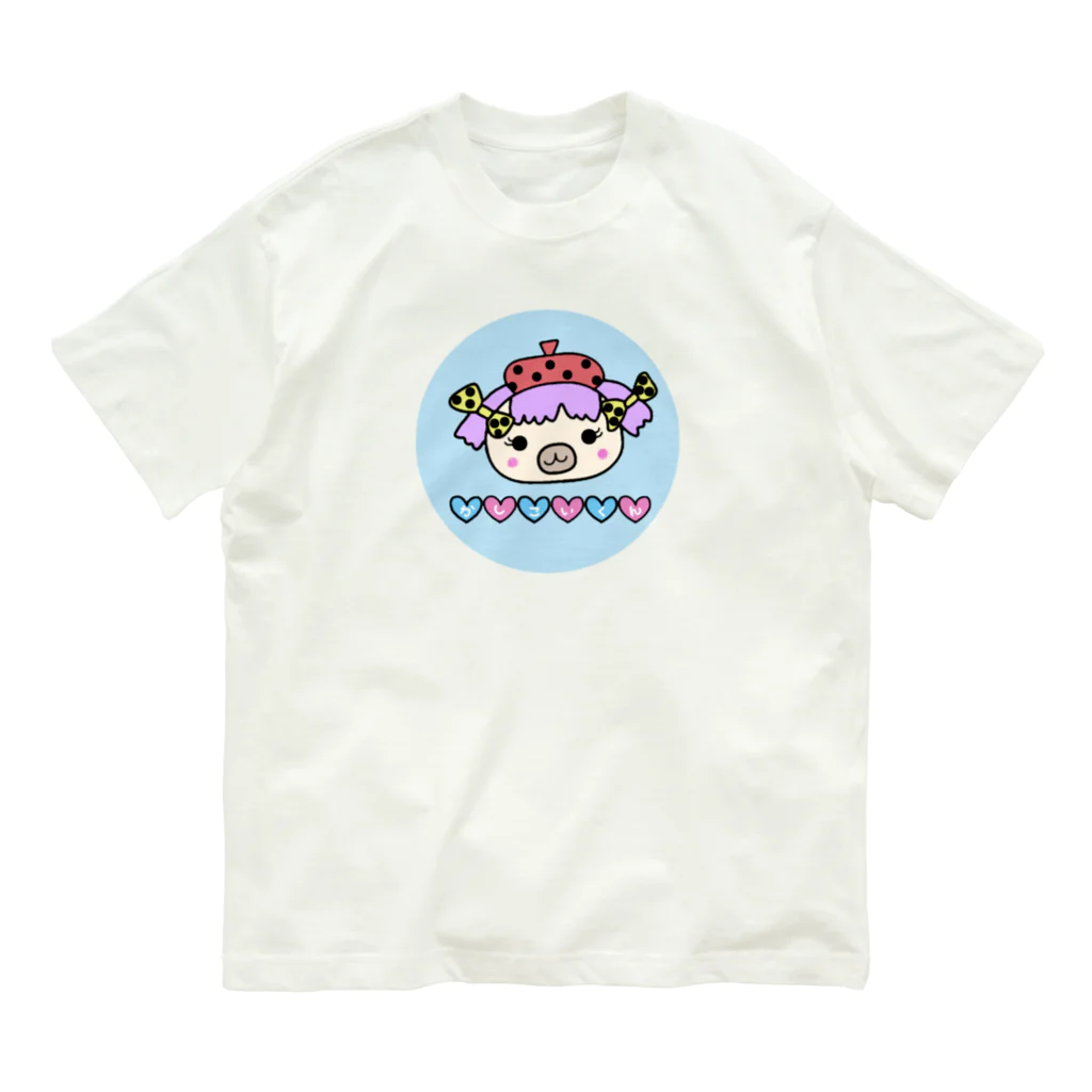 usa100の夢かわいいかしこい君 オーガニックコットンTシャツ