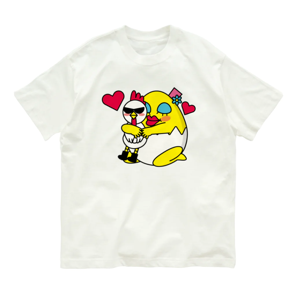 あさずきのNEW!たまごマダム Organic Cotton T-Shirt