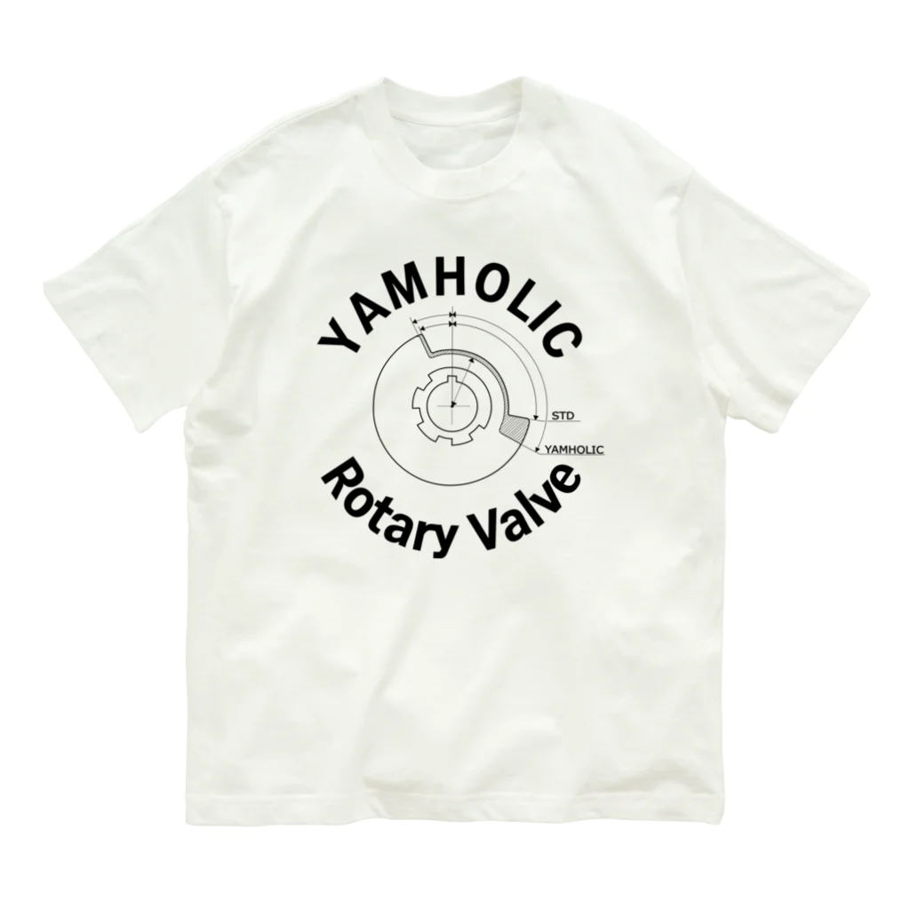 ako_mcの【フロントプリント】　YAMHOLIC ROTARY VALVE Organic Cotton T-Shirt