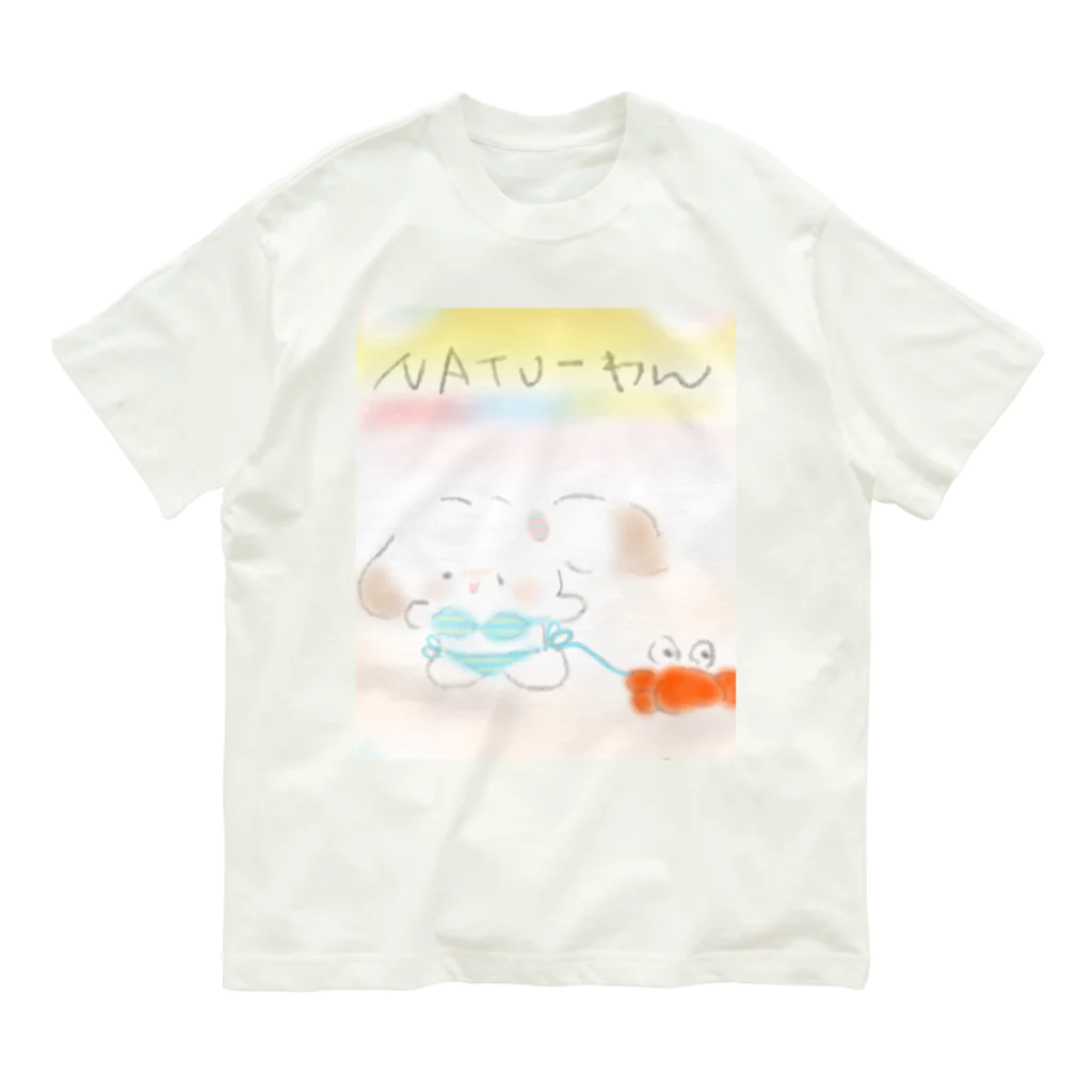 バナバニーShopのNATUーわん🐾 Organic Cotton T-Shirt