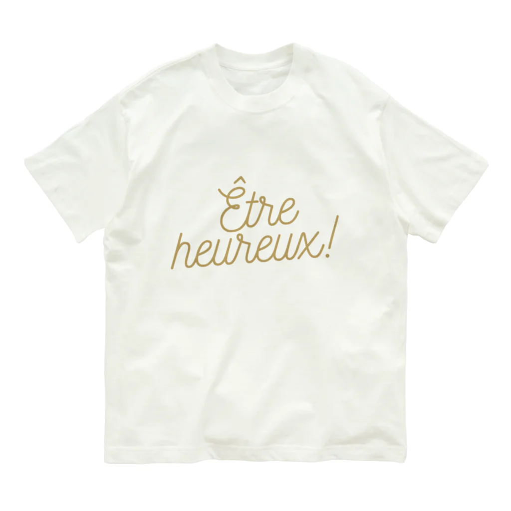 Maison Fenninger (メゾン フェナジェ)のÊtre heureux!  オーガニックコットンTシャツ