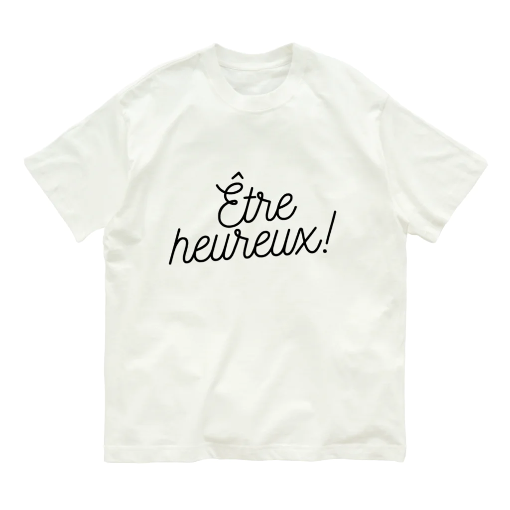 Maison Fenninger (メゾン フェナジェ)のÊtre heureux! オーガニックコットンTシャツ