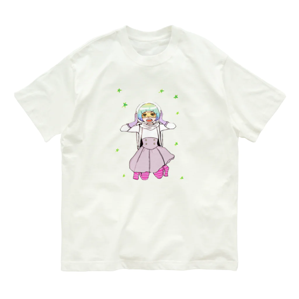 Kocka-コシュカ-の星降る日 オーガニックコットンTシャツ