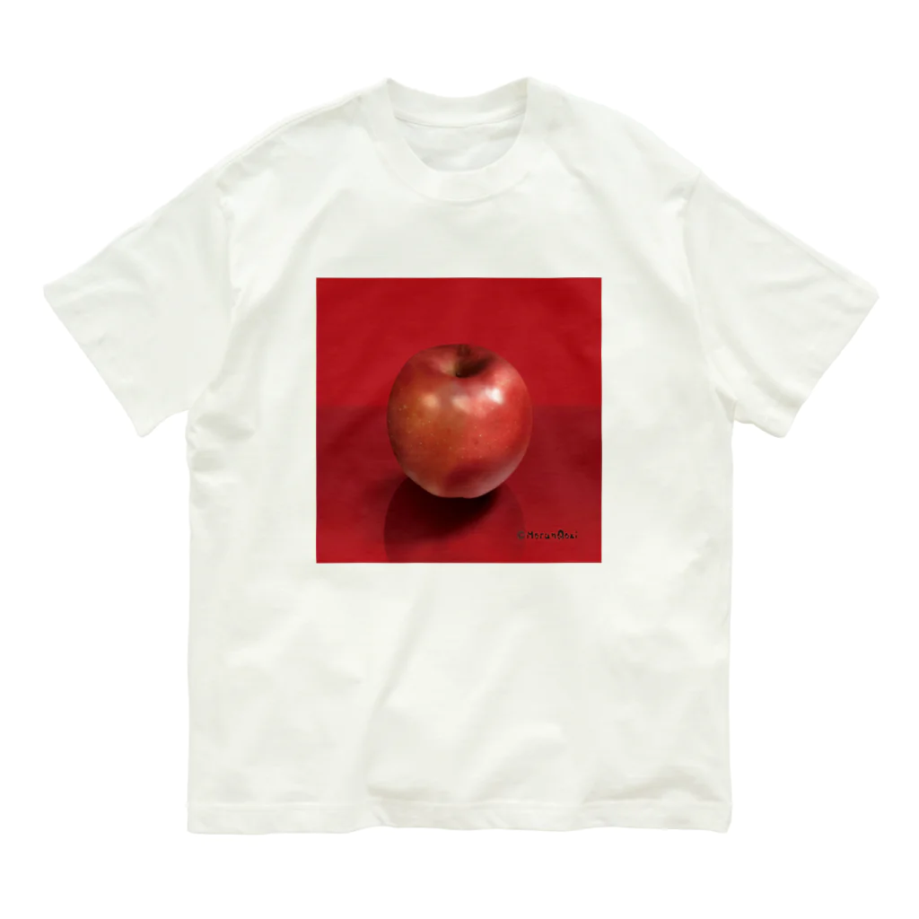 あおちゃん商会の赤の林檎 Organic Cotton T-Shirt