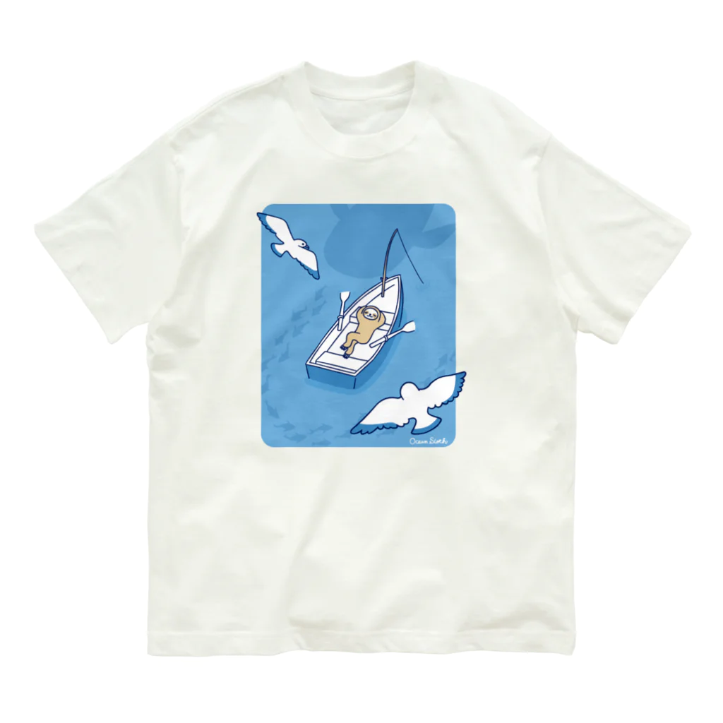 OCEAN SLOTHのナマケボート Organic Cotton T-Shirt