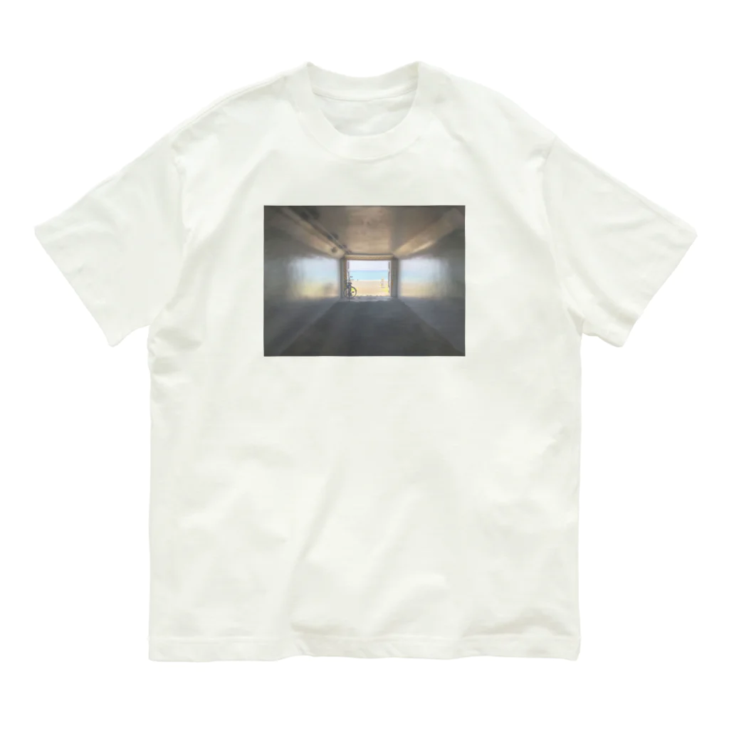 akane_art（茜音工房）の癒しの風景（海への入口） Organic Cotton T-Shirt