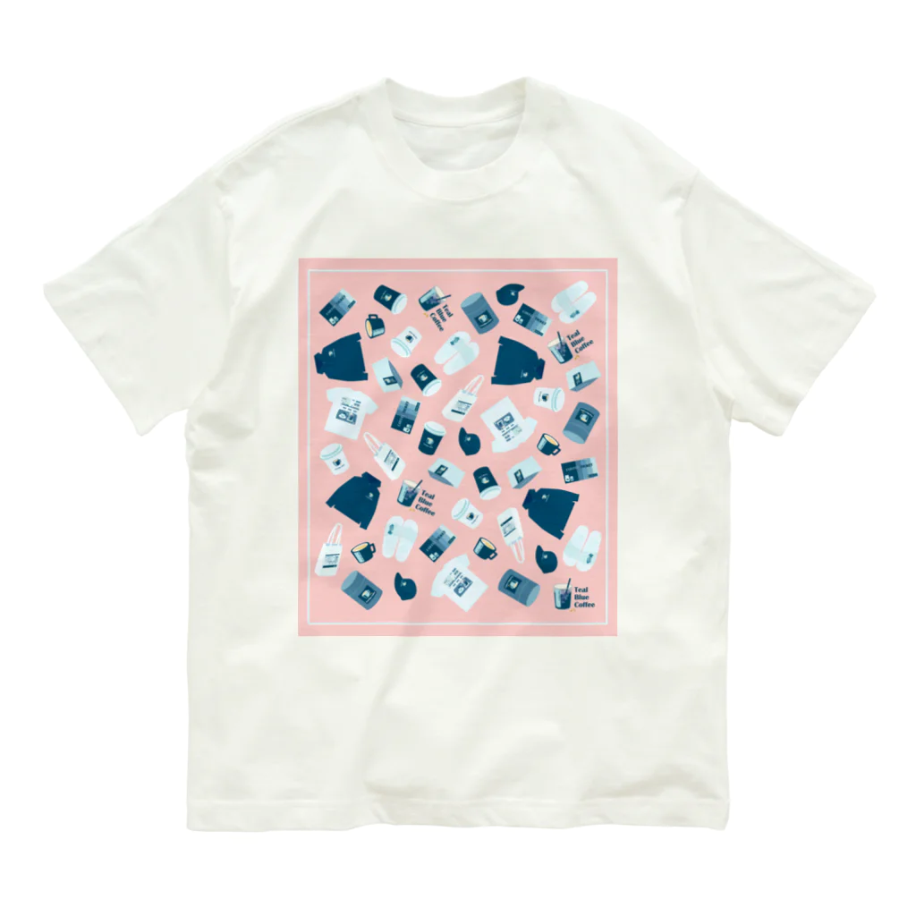 Teal Blue CoffeeのTealBlueItems_PINK Organic Cotton T-Shirt