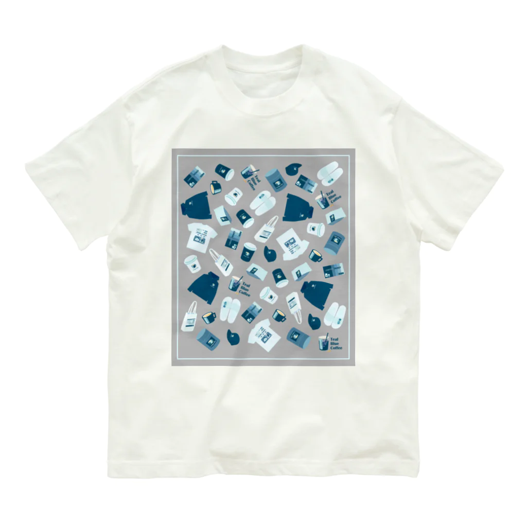 Teal Blue CoffeeのTealBlueItems_BLACK Organic Cotton T-Shirt