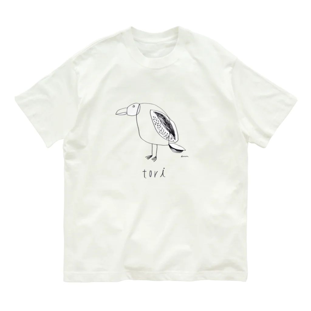 zaza_shopのtori オーガニックコットンTシャツ