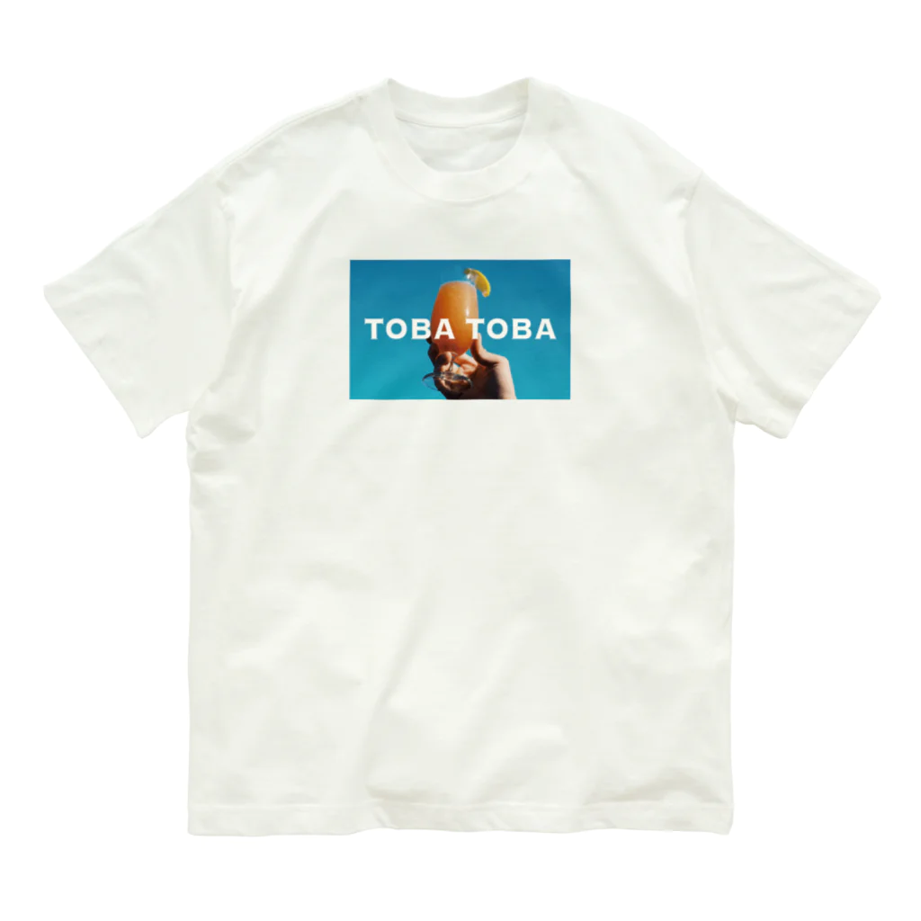 TOBA TOBA COLAのFLAG of TOBA TOBA COLA オーガニックコットンTシャツ