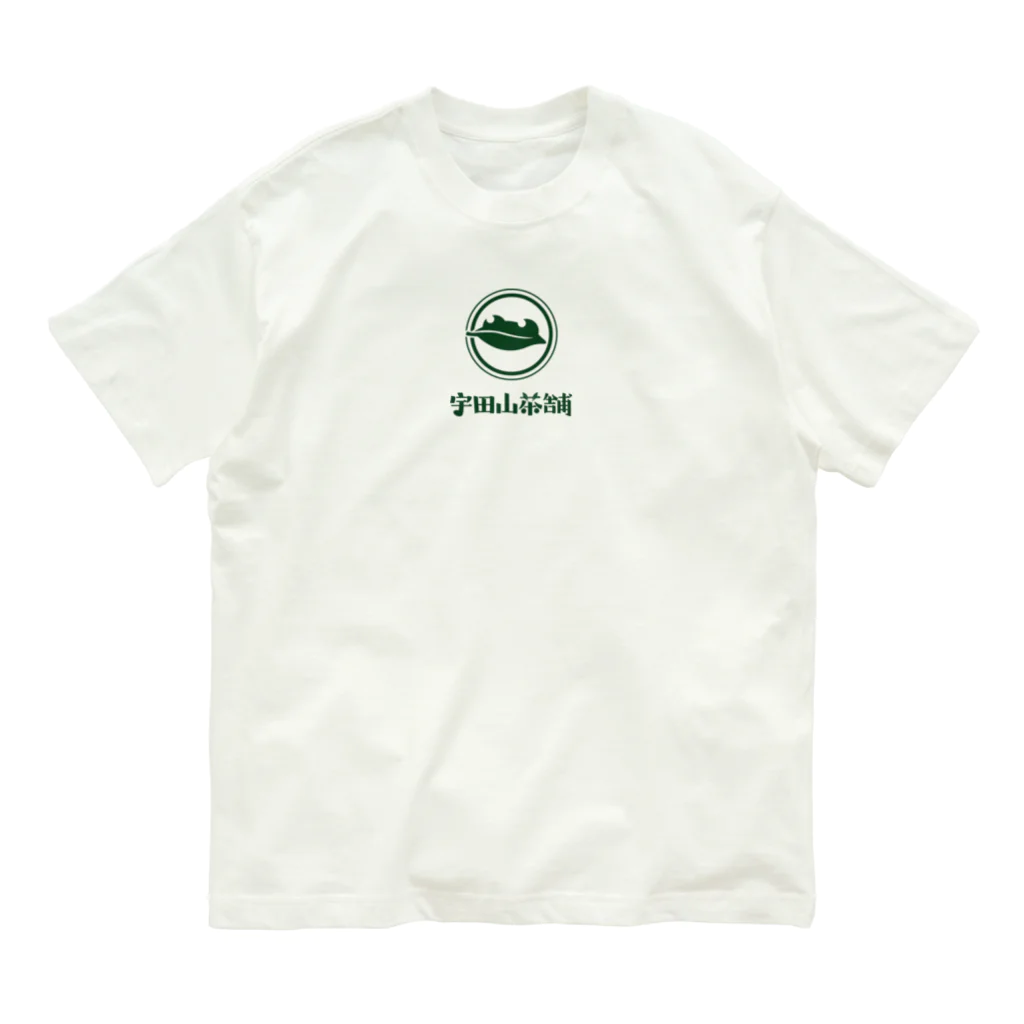 Poooompadoooourの宇田山茶舗(うたやまちゃほ) ロゴ オーガニックコットンTシャツ