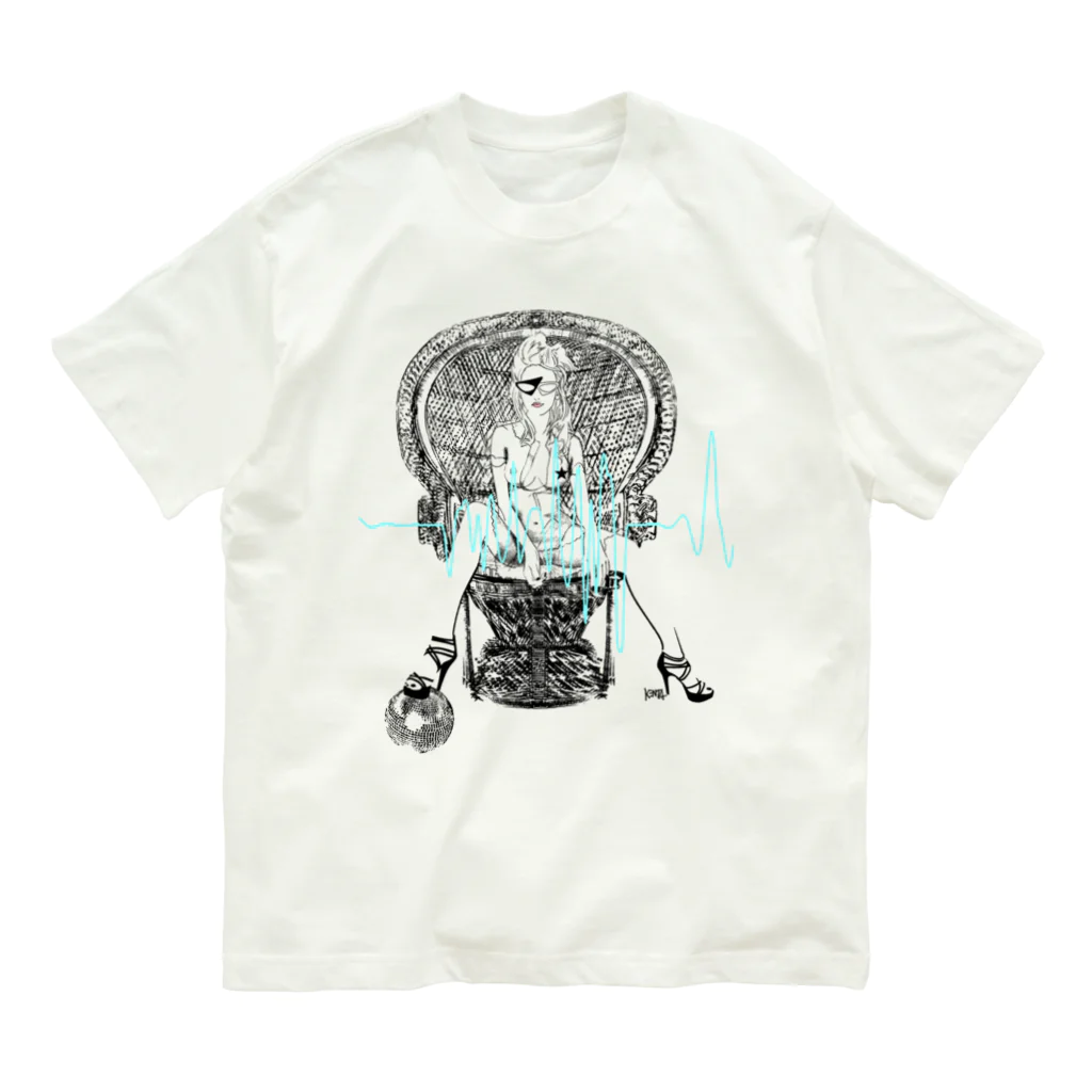 SIXTY-NINE FACTORYのBalearic Lady オーガニックコットンTシャツ