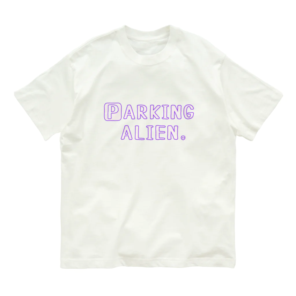 rikirossoのPARKING ALIEN Tシャツ オーガニックコットンTシャツ