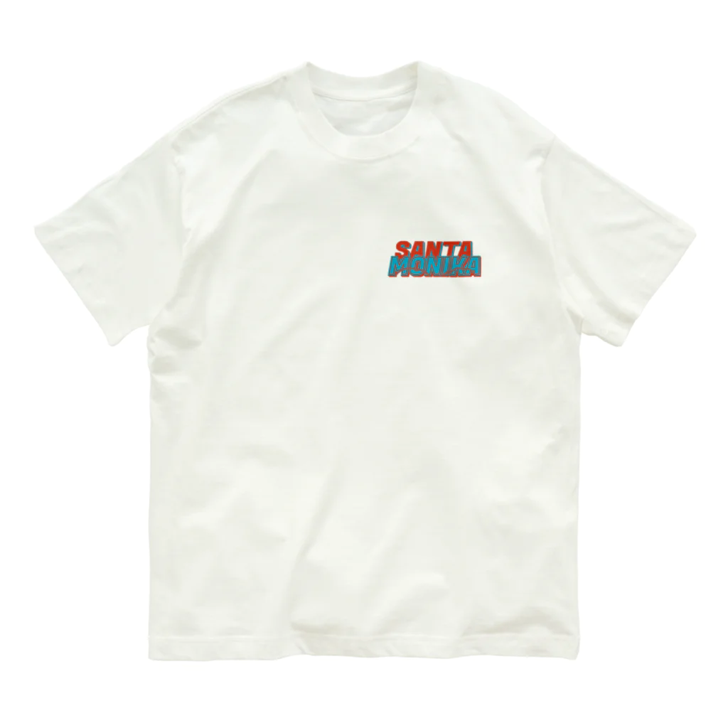 サンタモニカ　マイムのSANTAMONIKA ブルー Organic Cotton T-Shirt