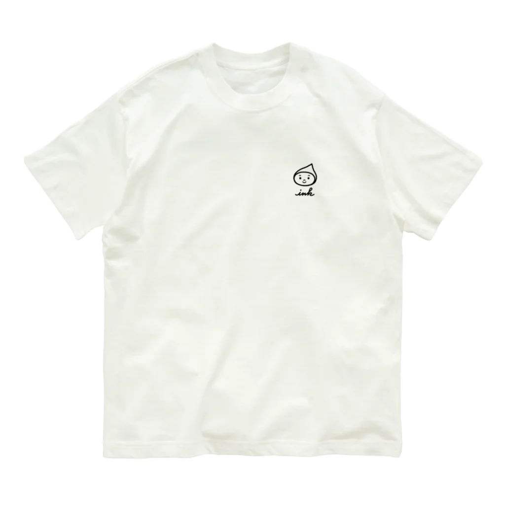 それゆけ！インキちゃん！の休日のインキちゃん（オーガニックコットン・ナチュラル） Organic Cotton T-Shirt