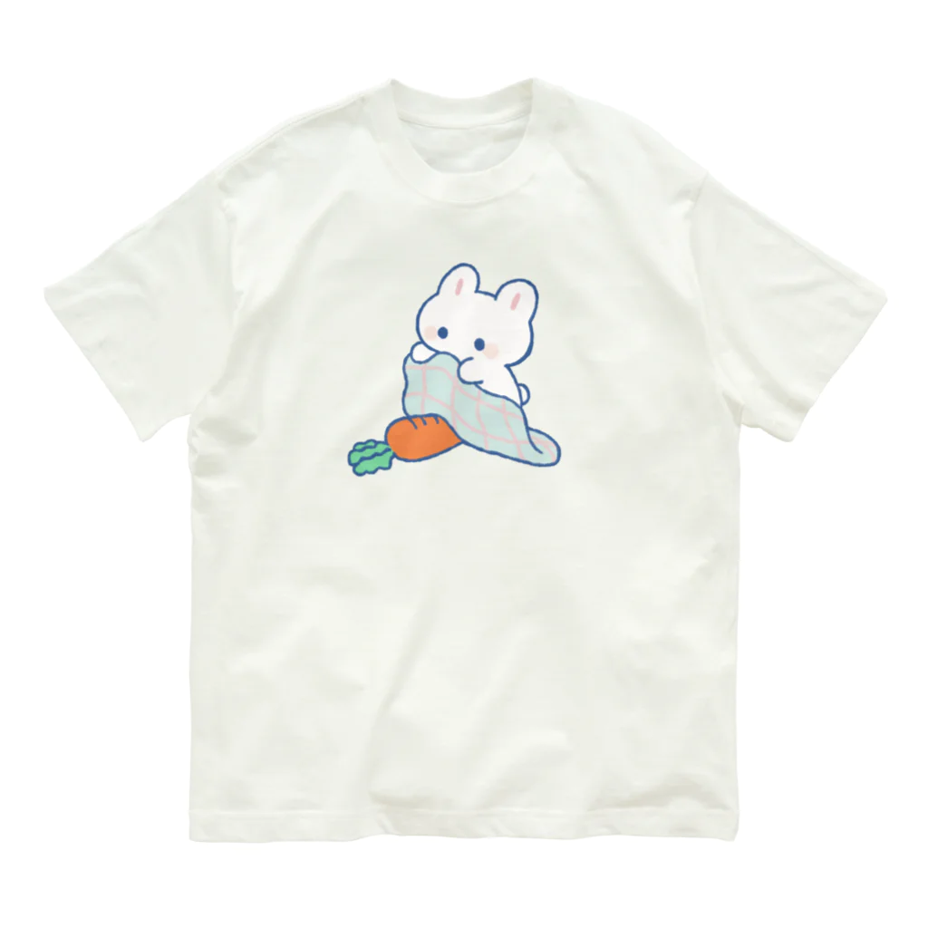 a y u のおやすみにんじん(カラー) Organic Cotton T-Shirt