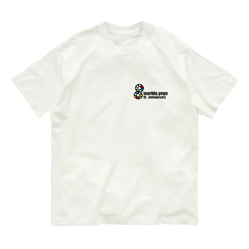 8'marble.yogaの8'marble.yoga 8th Anniversary オーガニックコットンTシャツ