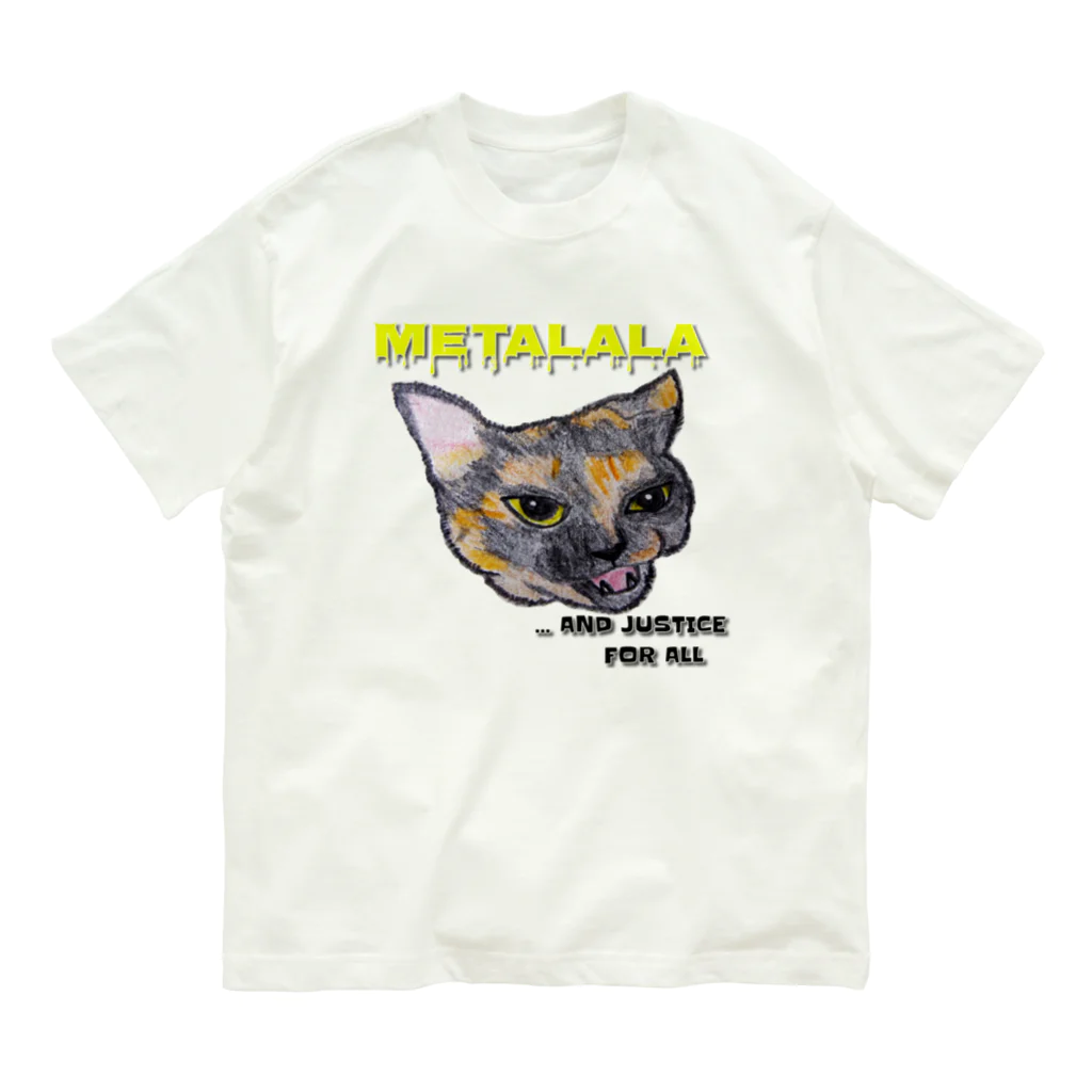 ゲラゴ商會のMETALALA オーガニックコットンTシャツ